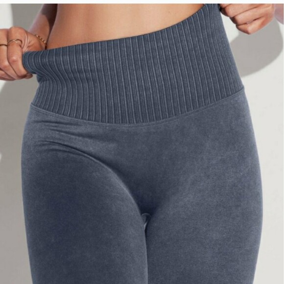 POPFLEX Supersculpt Seamless Leggings - Vintage Indigo Extra Curve Flex (1x-3x) - Picture 4 of 14